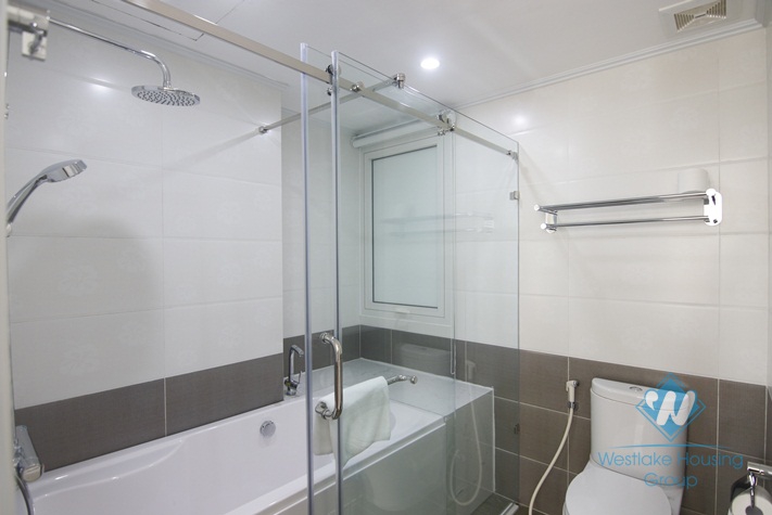 High floor luxury two bedrooms apartment for rent in city center, Hoan Kiem district, Ha Noi